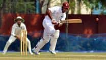 West Indies batsmen ease their way to 333/4 against Uttar Pradesh at stumps on Day 1