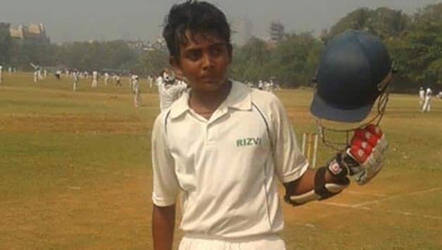 Prithvi Shaw makes history by scoring 546 in school cricket match Prithvi Shaw makes history by scoring 546 in school cricket match