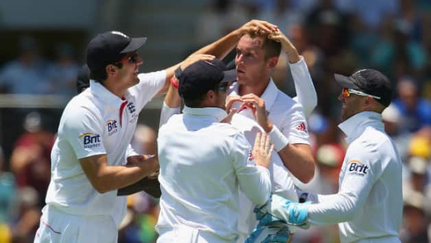 Ashes 2013-14: Stuart Broad strikes twice as Australia are at 71/2 at lunch on Day 1 of 1st Test at Gabba Ashes 2013-14: Stuart Broad strikes twice as Australia are at 71/2 at lunch on Day 1 of 1st Test at Gabba