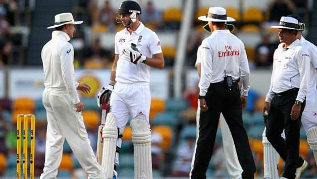 Michael Clarke fined for sledging incident with James Anderson in 1st Ashes 2013-14 Test Michael Clarke fined for sledging incident with James Anderson in 1st Ashes 2013-14 Test